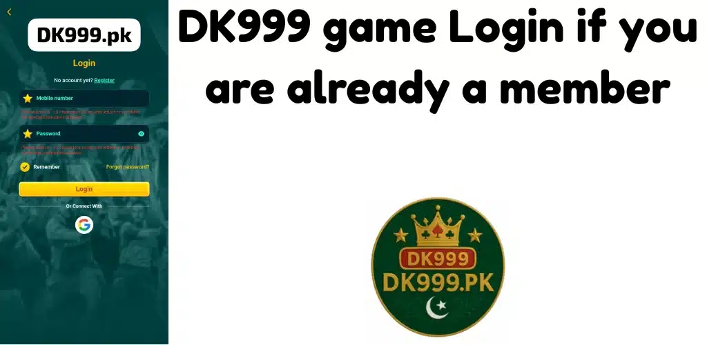 DK999 game Login if you are already a member